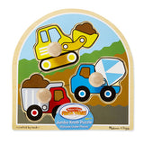 Construction Site Jumbo Knob Puzzle - 3 pieces
