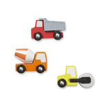 Round the Construction Zone Work Site Rug & Vehicle Set