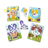 First Play Jigsaw Puzzle Set-  Safari, Farm, Vehicles