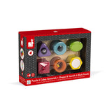 I WOOD SHAPES & SOUNDS 6-BLOCK PUZZLE (WOOD)