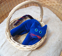 Blue Velvet cat - Handmade in CANADA