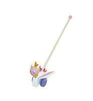 Wooden Push Toy -Unicorn