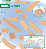 BRIO TRACK PACK DELUXE 70 Pieces