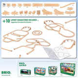 BRIO TRACK PACK DELUXE 70 Pieces