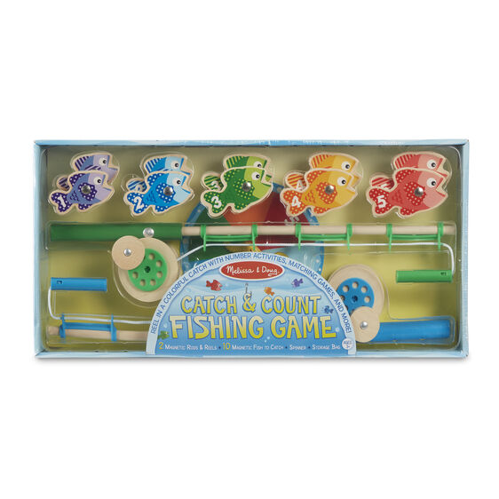 Catch & Count Magnetic Fishing Rod Set – Knotty Toys