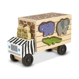 Safari Animal Rescue Truck Wooden Play Set
