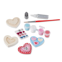 Heart Magnets Wooden Craft Kit. Created by Me!