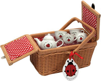 Ladybug Tea Set Basket