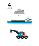 BRIO Freight Ship and Crane