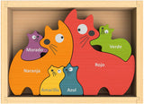 Cat Family Wooden Puzzle