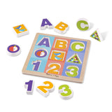 First Play Wooden ABC-123 Chunky Puzzle