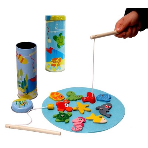 Fishing Game in Tin Container