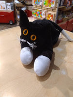 Black and white Boots Velvet cat - Handmade in CANADA