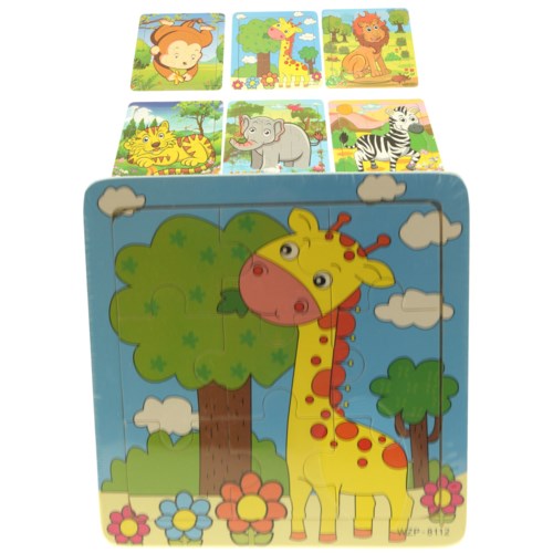 Wooden Puzzle 6 Assorted
