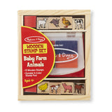 Wooden Stamp Set - Baby Farm Animals