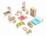 Chalet Dollhouse with Furniture