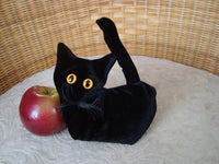 Black Velvet Kitten - Handmade in CANADA
