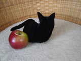 Black Velvet Kitten - Handmade in CANADA