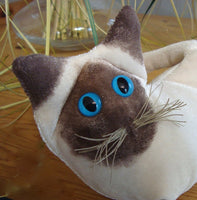 Siamese Velvet Kitten - Handmade in CANADA
