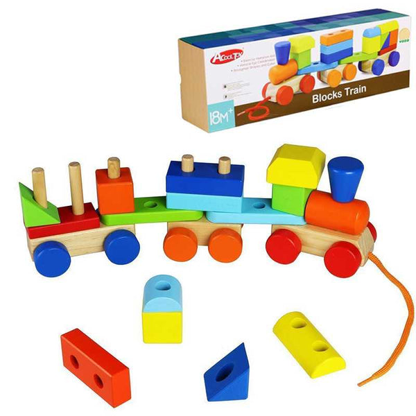 Three Blocks train – Knotty Toys