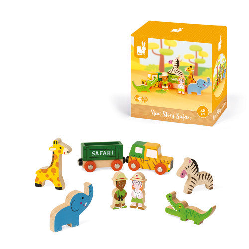 Mini Story - Cirque Janod jeu jouet toy kid games figurines figures wood  bois