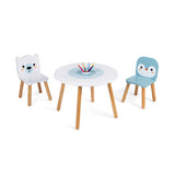 TABLE AND 2 CHAIRS - POLAR