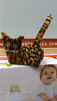 Floppy Leopard kitten - Handmade in CANADA